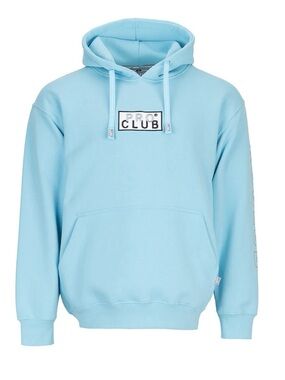 Pro Club Men's Light Blue Logo Hoodie